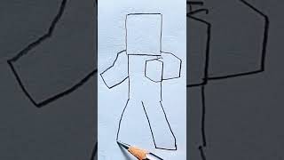 How To Draw Entity 303  Minecraft  Like And Subscribe  shorts [upl. by Tullusus]