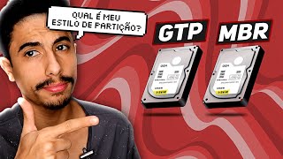 Como formatar partição GPT para MBR ou viceversa [upl. by Inalel]