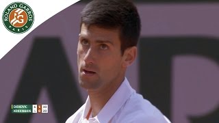 Novak Djokovic v Thanasi Kokkinakis Highlights  Mens Round 4 2015  Roland Garros [upl. by Kcira88]