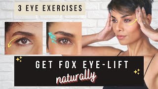 Hooded Eyes 3 Facial Exercises To Lift Your Eyebrows Naturally [upl. by Kath621]