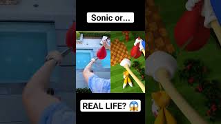 Turned into Sonic 😱 sonicthehedgehog sonic parody [upl. by Anana]