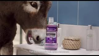 Listerine Mouthwash Donkey Ad [upl. by Nylsoj880]