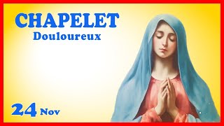 CHAPELET Vendredi 24 Novembre 🙏 Mystères Douloureux [upl. by Aileahcim]