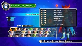 Dragon Ball Xenoverse Demigra Fully Playable  All of Demigras Attacks and Ultimates Mod [upl. by Rhtaeh]