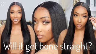 Watch Me Melt amp Straighten This 5x5 Body Wave Wig Bone Straight  Ft Recool Hair [upl. by Pages]