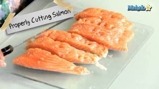 How to Properly Cut a Salmon Filet [upl. by Adlai]