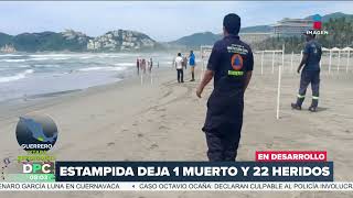 Turista muere tras ataque de tiburón en playa de Ixtapa Zihuatanejo [upl. by Divadleahcim106]