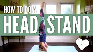 Head Stand Yoga Pose  How To Do a Headstand for Beginners [upl. by Sateia475]