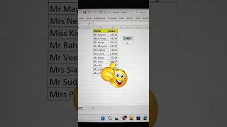 SUMIF Function In Excel 🔥  Find Total Salary Of Male Employees 💯 shorts exceltutorial bytetech [upl. by Innoj439]