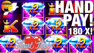 JACKPOT HANDPAY 180 X Heart Throb  Lightning Link ARIA Casino Las Vegas Slot Machine Win [upl. by Cormick]