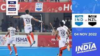 FIH Hockey Pro League 202223 India vs New Zealand Men Game 2  Highlights [upl. by Urata653]