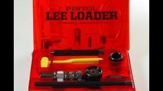 Lee Loader 38 Special Hand Loading Low Cost Reloading Review [upl. by Eirdua714]