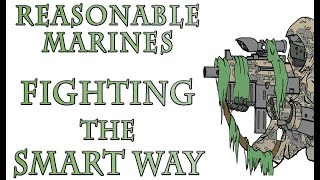 Warhammer 40k Lore  The Reasonable Marines Fight the Smart Way [upl. by Hagep]