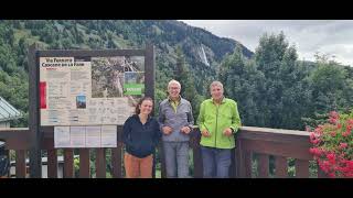 VIA FERRATA 2024 VAUJANY 12 Septembre La CASCADE Les PASSERELLES 1715 m [upl. by Darcie]