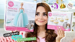 UNBOXING MY NEW BAKING LINE ITEMS  Giveaway [upl. by Enyamart]