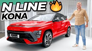 The Fastest New Kona Looks The Best Hyundai Kona N Line Turbo 2023 Review Walkaround [upl. by Antonetta932]