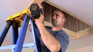 Werner Wood Attic Ladders  Long Installation Video [upl. by Ecidnarb943]