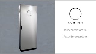 sonnenBatterie  sonnenEnclosure AU  Assembly Video [upl. by Suhpoelc]