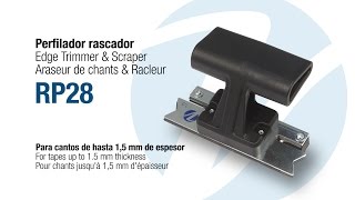 Virutex RascadorPerfilador de cantos RP28  ScraperEdge trimmer  RacleurAraseur de chants [upl. by Hartfield]