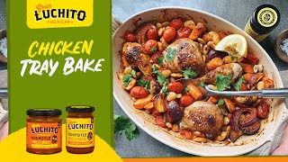 Mexican Chicken Tray Bake Recipe  A Simple OnePot Family Meal [upl. by Apple]