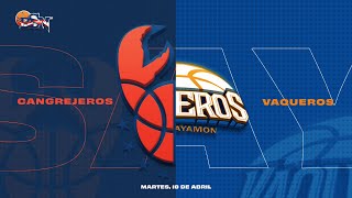 Cangrejeros de Santurce vs Vaqueros de Bayamón  18423  BSN 2023 [upl. by Stutsman]