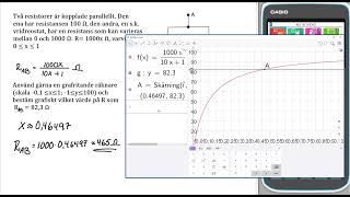 Uppgift 8 62 b GeoGebra Övningar och problem Fysik 1 Heureka [upl. by Milburr]