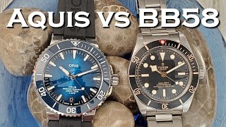 Oris Aquis Date Calibre 400 vs Tudor Black Bay 58 [upl. by Elokkin849]