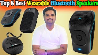 ✅Top 8 Best Wearable Bluetooth Speaker In India 2024 With PricePortable Speaker Review amp Comparison [upl. by Valerye]