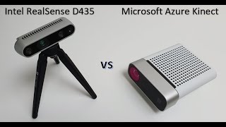 Intel RealSense D435 vs Microsoft Azure Kinect [upl. by Minier]