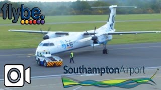 Flybe Dash 8 Takeoff Southampton [upl. by Aylat]