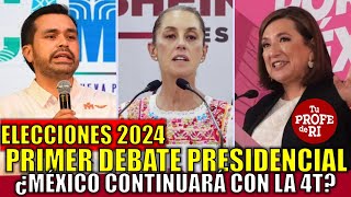 ENVIVO PRIMER DEBATE PRESIDENCIAL EN MÉXICO ¿QUIÉN GANA EN 2024 [upl. by Castra732]