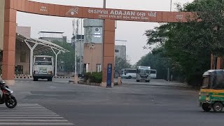 GSRTC Bus Departing At Adajan Bus PortSurat [upl. by Roxy]