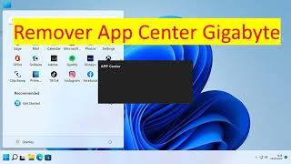 How to Remove Gigabyte App Center  Como Remover App Center Gigabyte [upl. by Nosdrahcir]