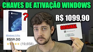 CHAVE DE ATIVAÇÃO DE WINDOWS POR 1000 REAIS OU 50 REAIS A MICROSOFT ME EXPLICOU TUDO [upl. by Ephrayim]