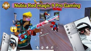 Nubia Red Magic 9 Pro Free Fire Gameplay  Unboxing amp Review High Graphics Test [upl. by Mohl]