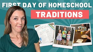 FIRST DAY OF HOMESCHOOL TRADITIONS  ✨ Making the first day of school special ✨ [upl. by Anaihsat]