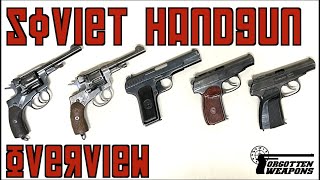 Overview of Soviet Military Handguns Nagant Tokarev Makarov [upl. by Viquelia751]