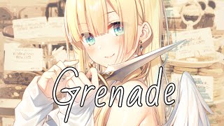 Nightcore  Sped Up  Grenade Female Version  lyrics [upl. by Ariek]