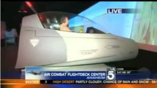 KTLA amp Allie MacKay at Flightdeck Air Combat Center [upl. by Nnadroj]