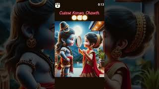 Vrat Karen Maine karva🌝🌝🌝🌝 chauth👌👌👌🙏🙏 subscribe short video [upl. by Nueormahc854]