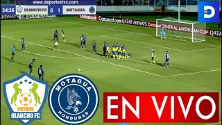 Olancho Vs Motagua En Vivo  Partido Hoy Olancho Vs Motagua En Vivo  Ver Semifinal Repechaje [upl. by Gninnahc]