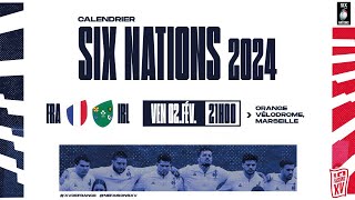 Tournoi des 6 Nations 2024  Les Favoris  Le Calendrier  RUGBY [upl. by Tsugua]