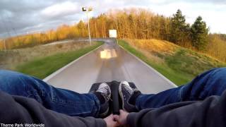 Swadlincote Ski Centre Toboggan On Ride POV [upl. by Tsenre922]