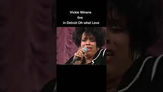 Vickie Winans oh what Love live in Detroit [upl. by Amarillas141]