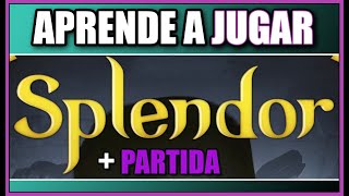 Splendor  Cómo se juega  Tutorial y Partida  Juego de Mesa [upl. by Lita737]