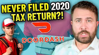 DoorDash Driver Didnt File Their 2020 Tax Return [upl. by Woothen]