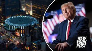 WATCH LIVE Donald Trump holds rally at NYCs Madison Square Garden [upl. by Sreip846]