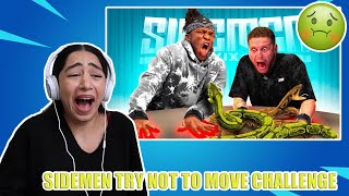 SIDEMEN TRY NOT TO MOVE CHALLENGE REACTION [upl. by Asta]