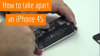 iPhone 4S Repair and Take Apart Disassembly and Reassembly [upl. by Aimo]