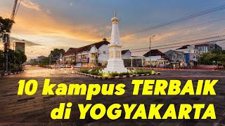 INILAH 10 UNIVERSITAS TERBAIK DI KOTA JOGJA TAHUN 2022  KUALITAS MENDUNIA [upl. by Llerred]